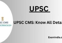UPSC CMS 2025 Notification Out – Apply Online for 705 Medical Officer Posts UPSC CMS