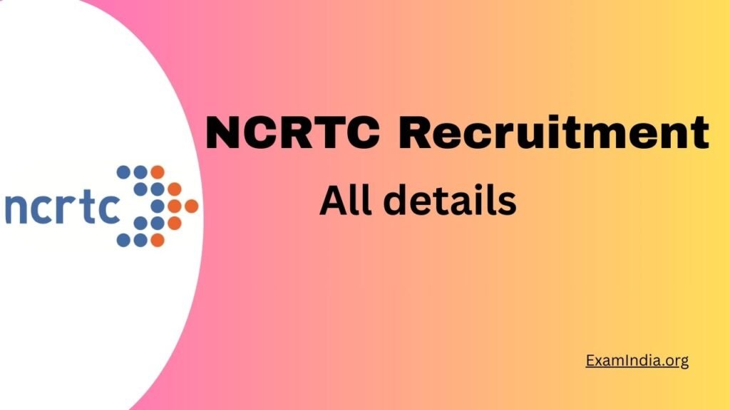 NCRTC Recruitment